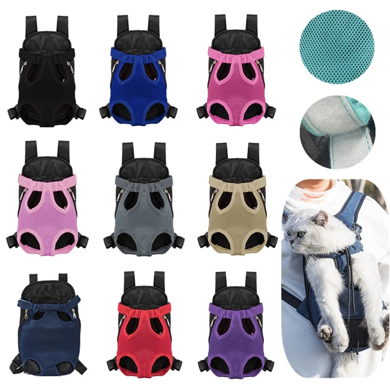 Portable Pet Carrier Backpack – Breathable Mesh