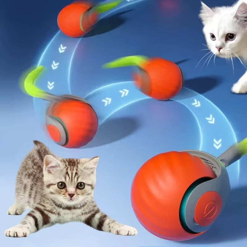Smart Cat Toy Ball – Automatic Rolling Teaser